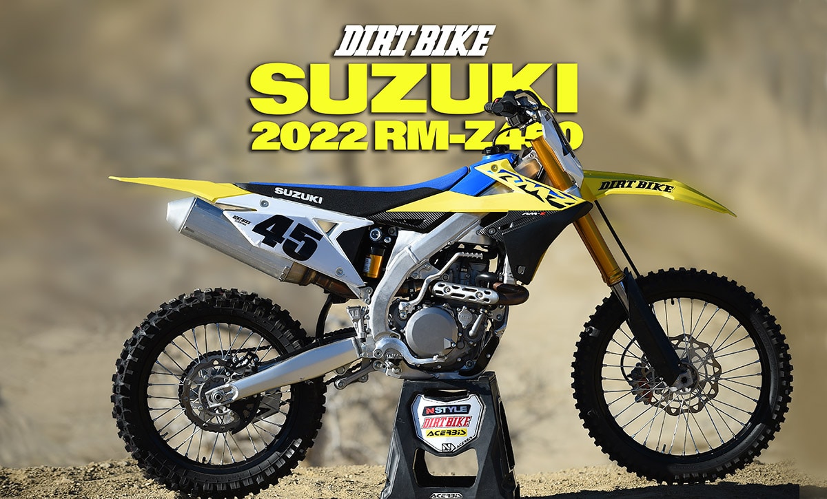 Intensivo recursos humanos auge 2022 SUZUKI RM-Z450: PRUEBA Y VIDEO - Dirt Bike Magazine