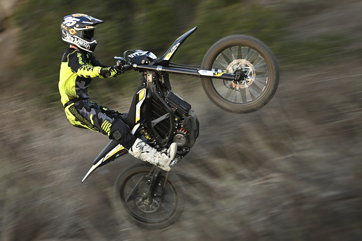 Moto De Brinquedo Motocross Trilha Suspensão Corrida Grande verde